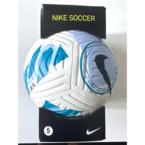 NIKE STRIKE SOCCER BALL AEROWSCULPT LIGHT BLUE DC2376-106 SIZE 5 NEW - Picture 5 of 5